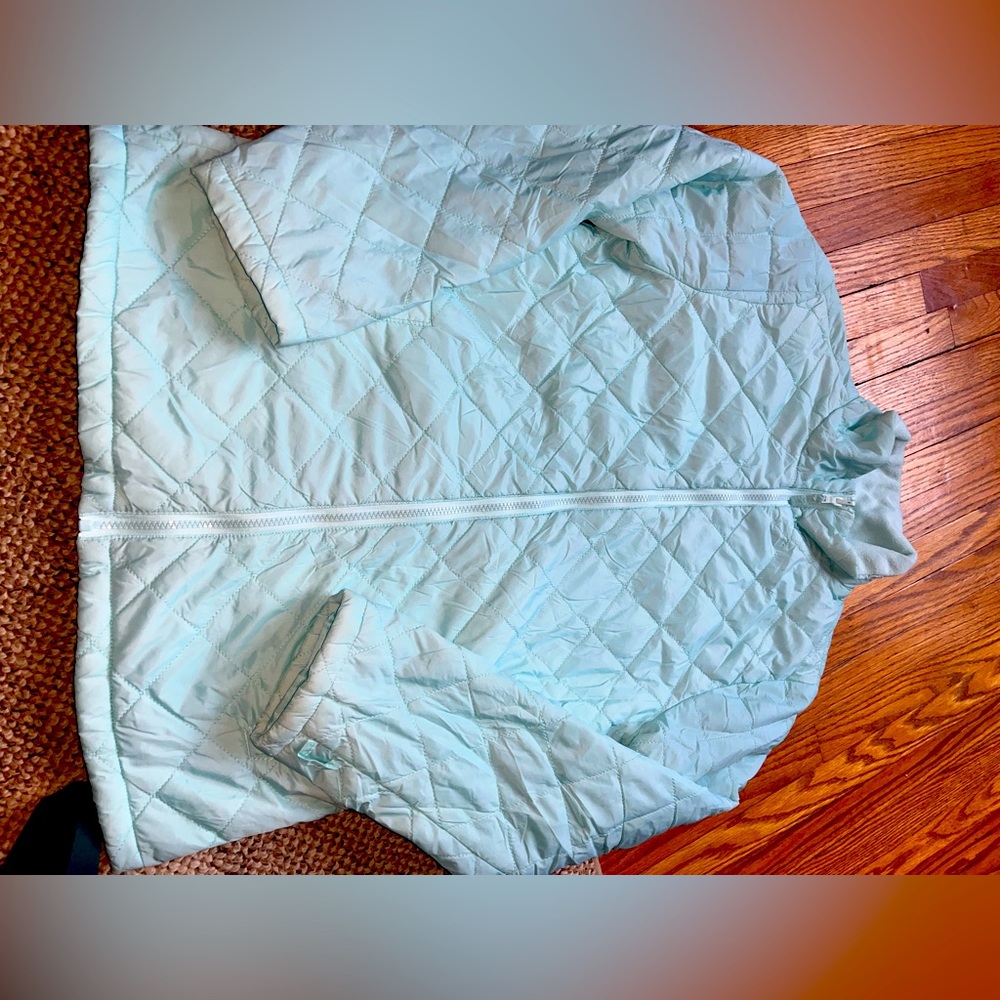 Mint green jacket